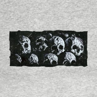 Skull retro horror T-Shirt